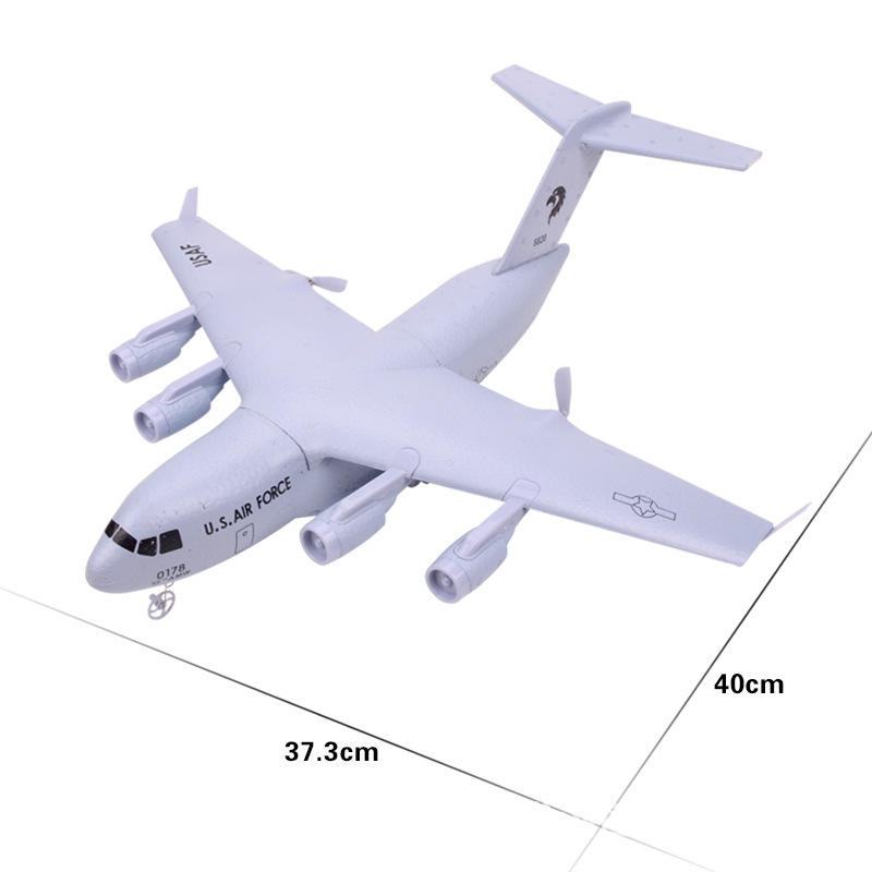 Pusher Prop 2-Pack 11x5.5" RC Airplane Propellers With Adapter Rings (Gray Nylon) FPV Bush Plane