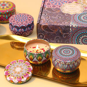 Velas perfumadas de cera de soja de cristal aromático de lujo Velas de vidrio de fragancia para el hogar - Product Image 4