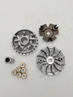 KVJA 125 Birincil Varyatör Grubu Z0021 KINON CVT Tahrik Kasnağı Komple Seti, 125cc Scooter için 20x15 Makaralı