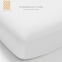 Draps d'Hôtel Blancs en Microfibre 100% Polyester 120g Vente Chaude USA – Drap Plat et Drap Housse pour Hôtels