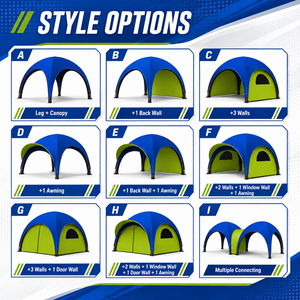 Tente Gonflable Personnalisée pour Événements – Échantillon Rapide, Auvent Étanche en Oxford, Livraison Rapide, Idéale pour Mariages en Extérieur - Product Image 4