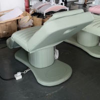 Kisen 2025 Lit de Luxe pour Extensions de Cils, Mobilier de Salon de Beauté, Fauteuil de Beauté Électrique à 3 Moteurs, Table de Massage Facial à Vendre