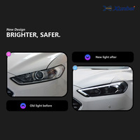 Conjunto de Faros Delanteros Bi Xenón de Doble Haz para Ford Mondeo 2013-2016, LED DRL, Señal de Giro Secuencial, Plug and Play, Autopartes