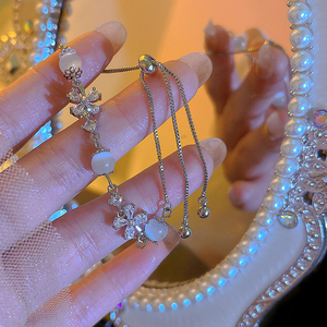 Bracelets de luxe exquis en zircon pour femmes et filles, bracelet en <span class=keywords><strong>opale</strong></span> élégant, cadeau de la Saint-Valentin, accessoires de bijoux - Product Image 4