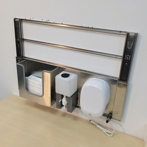 <span class=keywords><strong>Sensor</strong></span> automático 304, <span class=keywords><strong>dispensador</strong></span> <span class=keywords><strong>de</strong></span> acero inoxidable <span class=keywords><strong>para</strong></span> jabón líquido, toallas <span class=keywords><strong>de</strong></span> <span class=keywords><strong>papel</strong></span>, secador <span class=keywords><strong>de</strong></span> <span class=keywords><strong>manos</strong></span> <span class=keywords><strong>para</strong></span> espejo <span class=keywords><strong>de</strong></span> baño público <span class=keywords><strong>para</strong></span> uso en el baño - Product Image 6