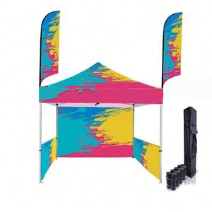 Factory Promotion 10x10 3x3m Outdoor Sports Folding 500D/600D Waterproof UV Resistant Fire Retardant Aluminum <b>Frame</b> <b>Tent</b> - Product Image 1