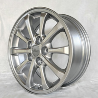Llantas de Aleación de Aluminio para Automóvil, 16x6.5 ET46 CB67.1 PCD5x114.3, Plateadas, 16 Pulgadas, Nuevas, Venta al Por Mayor, en Stock