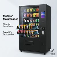 Distributeur automatique de boissons et de snacks à faible entretien avec tiroir coulissant, fonction SDK, gestion basée sur le cloud et surveillance à distance