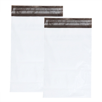 Taille personnalisée en gros matériau solide sac d'expédition blanc poly sac de courrier sacs d'expédition étanches pour la livraison