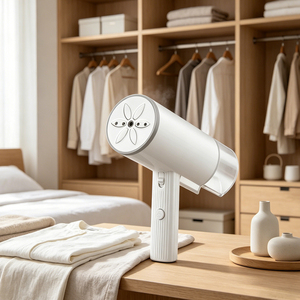 <span class=keywords><strong>Fer</strong></span> à vapeur électrique pliable 800W, chauffe rapide en 30s, avec réservoir d'eau de 150 ml et semelle en acier inoxydable - Product Image 3