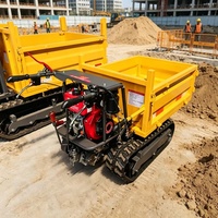 500 kg Mini-Raupentransporter, 0,5 Tonnen Raupenkipper für Landwirtschaft, Bergbau und Baustellen