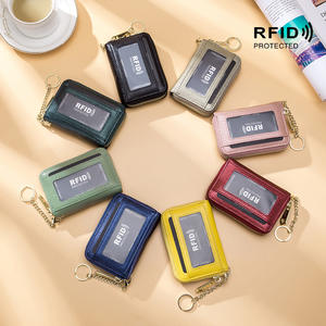 Rfid Blocco Delle Donne Del Supporto di Carta di <span class=keywords><strong>Portafoglio</strong></span> con Tasca Portamonete di Cuoio Dell'unità di Elaborazione <span class=keywords><strong>Piccolo</strong></span> Compact Fisarmonica <span class=keywords><strong>Portafoglio</strong></span> - Product Image 3