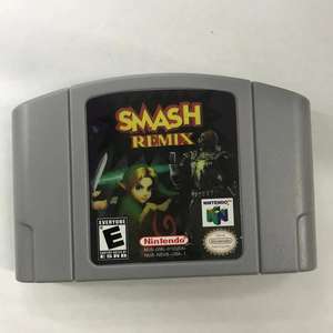 Cartouche de jeu pour console N64 USA NTSC version 64 bits, série Mario <span class=keywords><strong>Smash</strong></span> REMIX - Product Image 4