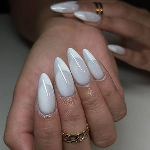 Fournisseurs de <span class=keywords><strong>faux</strong></span> ongles uniques en noir transparent, forme cercueil, <span class=keywords><strong>faux</strong></span> ongles ballerine, réutilisables, en acrylique ABS, couverture complète, à presser - Product Image 2