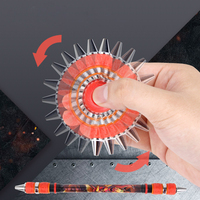 Stylo à bille créatif pour étudiants, stylo rotatif à gyroscope, 0,38 mm