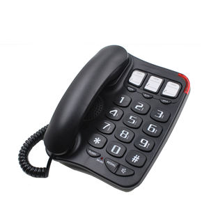<span class=keywords><strong>Téléphone</strong></span> à gros boutons fantaisie meilleure vente 2021, ensemble téléphonique de maison à cordon, avec urgence et braille pour les <span class=keywords><strong>personnes</strong></span> âgées - Product Image 2