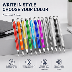 Personalizzare il Logo per le case per la penna a sfera in metallo <span class=keywords><strong>invecchiato</strong></span> azienda di promozione del marchio regalo LOGO personalizzato penna a sfera - Product Image 2