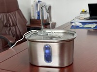 Fontaine à eau intelligente en acier inoxydable pour chats, fontaine à eau automatique pour animaux de compagnie, fontaine à eau pour chats en acier inoxydable