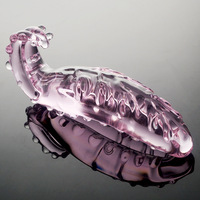 Dildo en cristal, jouet sexuel, massage vaginal, verre, jouet sexuel féminin pour se prélasser, flirt en couple, produit pour adultes