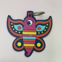 Porte-clés Minion promotionnels personnalisés pas chers, en silicone souple 2D, caoutchouc PVC, forme personnalisée, impression numérique, portables et personnalisables