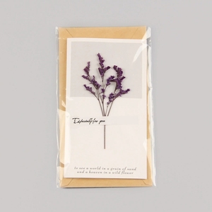 การ์ดอวยพรดอกไม้แห้งทำมือ ของขวัญงานแต่งงานสุดโรแมนติก สำหรับงานเลี้ยงฉลองสมรส งานครบรอบ งานหมั้น และงานเลี้ยงสังสรรค์ - Product Image 2