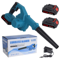Souffleur de feuilles sans fil à moteur brushless, souffleur d'air portatif pour jardin, souffleur sans fil à batterie
