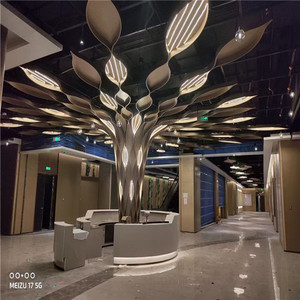 Personnalisation de la conception artistique de placages d'aluminium sculptés - Product Image 1