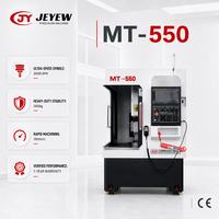 Graveur CNC professionnel MT550 3 axes avec 4ème axe en option offrant une finition métallique de haute précision pour une utilisation industrielle
