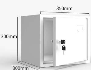 Kabinet penyimpanan terpasang di dinding hemat ruang kabinet penyimpanan loker besi dengan kunci pintar putih dan merah muda kabinet <span class=keywords><strong>File</strong></span> Mini - Product Image 6