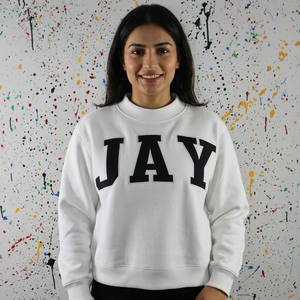 JAY WHITE & BLACK Sweat à capuche vintage en coton 100% avec fermeture éclair, style streetwear, fils fins, pour l'hiver - Product Image 1