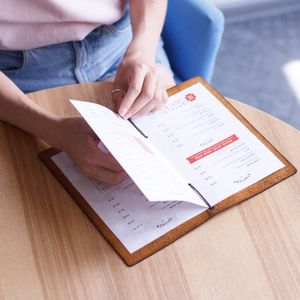 Tùy chỉnh da bìa cứng menu bìa nhà hàng menu chủ quán cà phê thanh men-u thư mục cá nhân cổ điển chính hãng da menu cuốn sách - Product Image 5