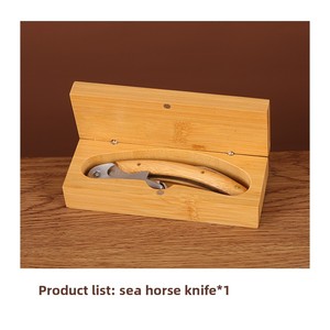 Coffret cadeau d'accessoires pour le vin avec <span class=keywords><strong>ouvre</strong></span>-bouteille <span class=keywords><strong>manuel</strong></span>, <span class=keywords><strong>boîte</strong></span> à vin en bambou, comprenant un tire-bouchon, un bouchon de bouteille, un bouchon en liège - Product Image 2