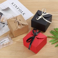 Cajas de Panadería de Papel Kraft Creativas y Personalizables, Cajas Multiusos para Postres, Nougat, Galletas, Dulces y Mini Pasteles, Empaque para Regalos