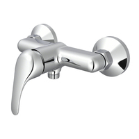 Robinet de Douche SANIPRO Certifié DWD, Mitigeur de Salle de Bain en Alliage de Zinc PPA+POM, Sans Plomb, Écologique