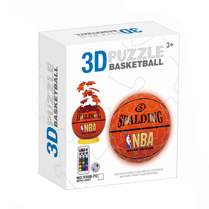 Puzzle 3D Educativo Fai-da-Te con <span class=keywords><strong>Globo</strong></span>, Luna, Pallone da Basket e Pallone da Calcio Illuminati con Telecomando e Stampa UV - Product Image 5