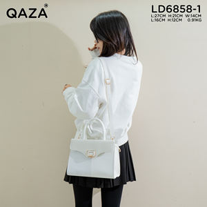 Ensemble de sacs à main pour femmes <span class=keywords><strong>QAZA</strong></span>, broderie, imperméable, PU, 2 en 1, dernières tendances - Product Image 6