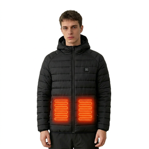 <span class=keywords><strong>Giacca</strong></span> Riscaldata da Uomo AQTQ, Cappotto con Cappuccio Elettrico Ricaricabile USB, Caldo e Isolante per Attività Invernali all'Aperto e Sci - Product Image 1