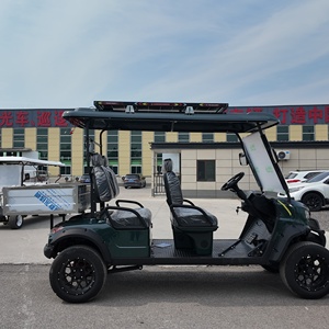 Voiturette de golf électrique tout-<span class=keywords><strong>terrain</strong></span> Conquérir n'importe quel <span class=keywords><strong>terrain</strong></span> Voiturette de golf noire pour ferme utilisation extérieure et véhicule de patrouille sur <span class=keywords><strong>terrain</strong></span> de golf - Product Image 2