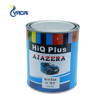 Cat Semprot Akrilik Sistem Basecoat/Clearcoat 2K Hitam CG204L Berkualitas Tinggi Tahan Cuaca untuk Bengkel Mobil - Product Image 1