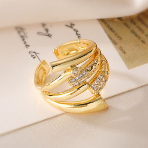 Không Phai Mới Thời Trang Đồ Trang Sức Nhẫn Thép Không Gỉ Mở Nhẫn Resizable Cho Người Yêu Phụ Nữ Người Đàn Ông Ngón Tay Vòng Đảng Quà Tặng - Product Image 5