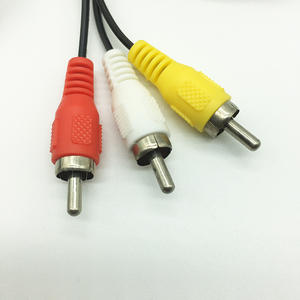 Kabel Video AV Tembaga Murni 1.8M untuk Konsol Game PS2/PS3, Komputer & Penggunaan Sepeda Motor, Isolasi PVC, Mendukung Kustomisasi - Product Image 3