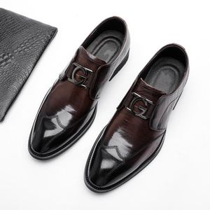 Sepatu Kulit Asli Pria 2026, Model Formal Bisnis, Kasual Mewah, Gaya Inggris, Empat Musim, Ujung Runcing - Product Image 2