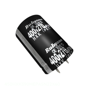 ตัวเก็บประจุแบบสแนป th 390 uF 390 uF 20% 450V แบบมีรูผ่านรูของแท้ - Product Image 1