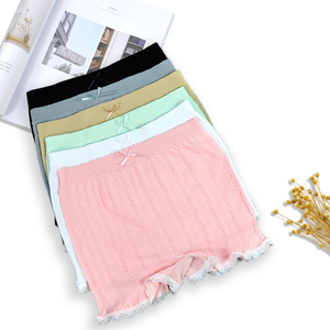 Confortable torsion anti-éblouissement bas sécurité shorts pantalon fille quatre coins dentelle personnalisée femmes femme dames <span class=keywords><strong>boxer</strong></span> slips usine - Product Image 3