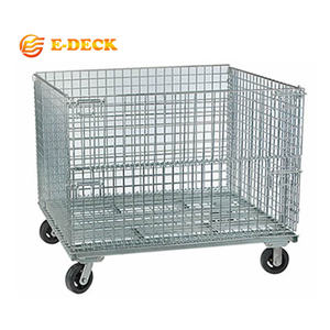 Grande Gabbia in Rete Metallica Pieghevole e Resistente con 4 Ruote - Product Image 2