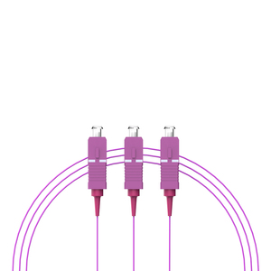 SC 12 Cores OM4 Simplex Multimodo Fibra Pigtail SC Conector 9/125 1,5 m Fibra Óptica Pigtails - Product Image 2