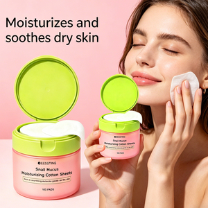 Toallitas Faciales de Algodón con Logotipo Personalizado para Cuidado Diario, Hidratación Profunda, Suavizan la Piel Áspera y Fortalecen la Barrera Cutánea - Product Image 4