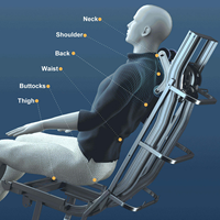 Fauteuil de massage électrique de luxe 4D à mécanisme de massage complet, zéro gravité, pour usage domestique, avec voie SL, chauffage et airbag, canapé inclinable