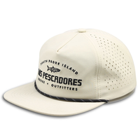 Topi Snapback OEM Flat Bill Brim Grosir Berkualitas Tinggi Richardson 256 Rope Cap Hat Custom 5-Panel Five 5 Panel Cap Hat