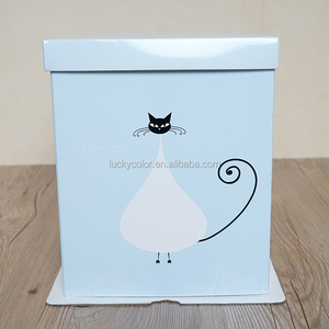 Sang Trọng Tùy Chỉnh Mini Wedding Trong Suốt Bento Cao Cup Rõ Ràng Bánh Bảng Và Hộp Lát Bao Bì Hộp Tùy Chỉnh Với Nắp Cửa Sổ - Product Image 2